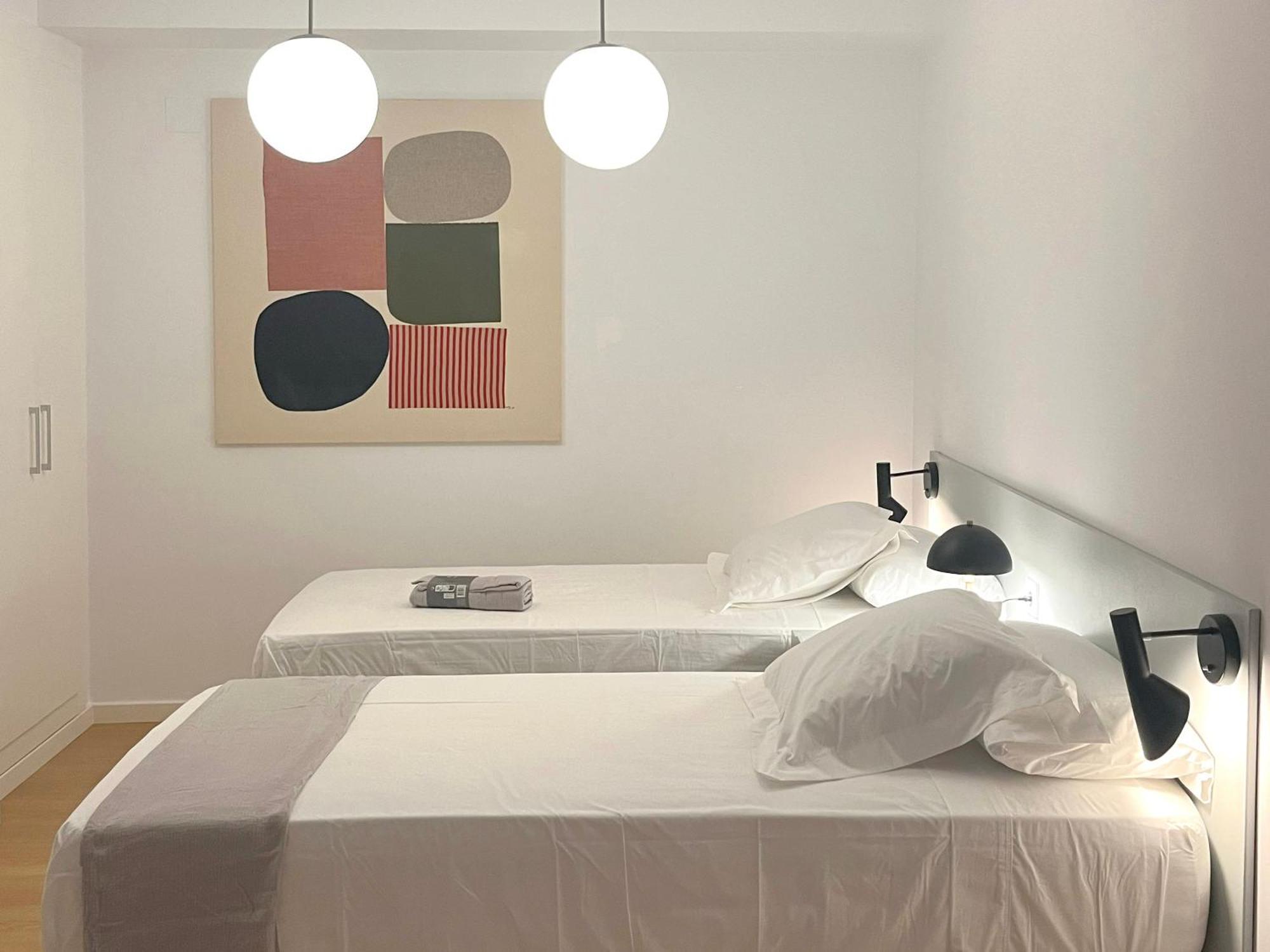 Stylish Well-Connected Beachfront Flat Valencia Eksteriør billede